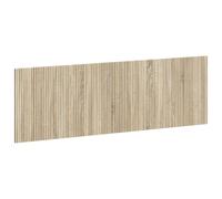 GHVBNMF Tête de lit murale en chêne Sonoma 160 x 3 x 50 cm | Montage mural peu encombrant avec compartiments intégrés pour une chambre bien rangée et un entretien facile.