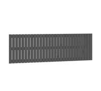 GHVBNMF Tête de lit murale grise 185 x 3 x 60 cm en pin massif