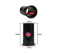 GHXMedals-Caisson de basses auxiliaire avec tube inversé,haut-parleur ABS,tube de guidage,2 po,4 po,6.5 po,2 pièces #E