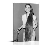 GHYFRD Crystal Gayle Poster décoratif sur toile est lumineux et beau, adapté pour le bureau, la chambre à coucher, la peinture décorative pour créer la bonne atmosphère. Style cadre 20 x 30 cm
