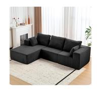 Ghygetrich Canape Compresse, Canape Convertible 3 Places Canape Lit 2 Places Canape Compression sous Vide Canape 4 Places Black