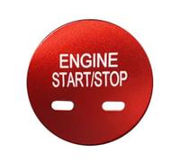 GHYIKNS Véhicule Boutons de Autocollants Compatible avec Chevrolet pour Holden pour Equinox pour Suburban Autocollant De Bouton Démarrage Et D'arrêt Accessoire Décoration(Cover Red)