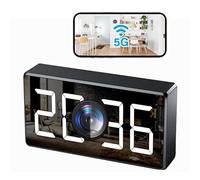 GHYREX Clock Camera 5G 4K HD Wireless Camera WiFi Nanny Cam for Home Indoor Security with Motion Detection and Night Vision【U