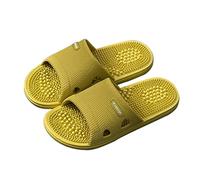 GHYUB Pantoufles De Massage,Masseurs De Pieds Chaussons De Massage D'acupression pour Hommes Femmes, Thérapie Favorisant La Circulation Sanguine, Chaussures De Massage Antidérapantes pour Bain Douche