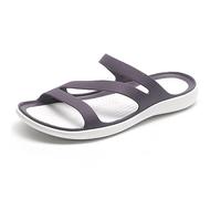 GHYUBYER Pantoufles orthopédiques à la Mode for Femmes Tongs Oreiller String Sandales Chaussures de Plage d'été avec Soutien de la voûte Plantaire (Color : Purple, Size : 40 EU)