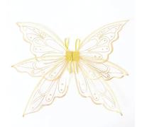 Ghzste Ailes de fée pour adultes - Ailes de papillon - Costume d'ange - Ailes de fée - Cosplay - Accessoires de costume - Vacances - Fête - Accessoires de performance (A)