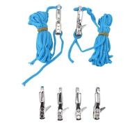 Ghzste Ajusteur de Corde, Réglage Rapide et Facile à Contrôler pour Le Camping, la Navigation de Plaisance, avec Rouleau en Alliage, Ressort en Acier Inoxydable, Tendeur de Cordon pour