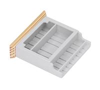 Ghzste Armoire de Maison de Poupée, Modèle Miniature, Fabrication Soignée, Affichage Miniature en Bois Composite (Grise)