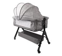 Ghzste Baby Bassinet avec Roues, Pliant Un Dormeur de Chevet Nouveau-né Portable, Berceau de Sommeil pour Nourrisson Amovible Multifonction, Hauteur Réglable, 36,2 X 20,5 Pouces