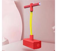 Ghzste Bâton sauteur en mousse pour enfants de 3, 4, 5, 6, 7, 8 - Jouet rebondissant en mousse d'équilibre avec sons grinçants (modèle pailleté)