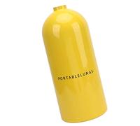 Ghzste Bouteille D'oxygène Portable de 3 L pour Plongée, Stockage de Gaz Haute Pression en Aluminium pour Sauvetage Aquatique, Plongée avec Tuba, Plongée sur Le Terrain, Résistante à