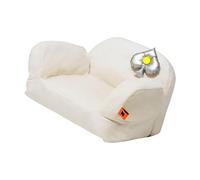 Ghzste Canapé-lit pour Chat Grand Espace, Doux et Confortable, Amovible pour Chiens et Chats, fabriqué en Tissu de qualité Supérieure, adapté à la Ventilation Estivale, mais (Siège Simple, Beige