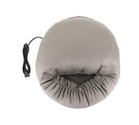 Ghzste Chauffe-Pieds à Chauffage Rapide avec USB, Coussin Chauffant pour les Pieds, Grand Coussin Chauffant Doux, Lavable pour le Bureau à Domicile en Hiver (Gris argenté)