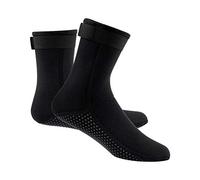 Ghzste Chaussettes d'eau en Néoprène de 3mm D'épaisseur, Chaussons de Plage Antidérapants, Chaussures d'eau, Chaussettes de Plongée pour Le Football sur Sable (XS(35-37))