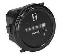 Ghzste Compteur Horaire Universel, Jauge Mécanique de Haute Précision (Compteur d'heures) pour Véhicules de Construction, Compatible AC DC, Utilisation Polyvalente, Entièrement Scellée