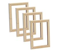 Ghzste Conception de Modèle Miniature, Production de Bricolage, Cadre Photo de Poupée de Bouleau de Mode pour Petites Filles, avec Une Apparence Exquise et des Cadres pour Photos