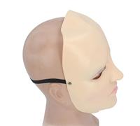 Ghzste Couverture faciale innovante en latex pour femme, design réaliste, accessoire de costume polyvalent, convient pour les festivals, les fêtes et les lieux de divertissement