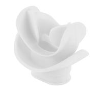 Ghzste Embouchure du Régulateur de Plongée, Silicone de qualité Alimentaire, Porte-Parole du Régulateur de Plongée, Design Moderne, Morsure Confortable, Rainure à Cravate, Accessoire (Blanc)