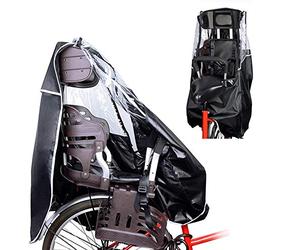Ghzste Enfants Vélo Imperméable Vélo Housse Anti-Pluie Protection Contre La Pluie Sièges Arrière De Vélo Manteau De Pluie (-3117200119511)