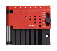 Ghzste Gabarit de Forage Central à Tige Ronde, Positionneur de Trou de Forage, Fixation de Guidage de Poinçon Horizontal, Localisateur pour la Construction de Modèles en Bois, Alliage