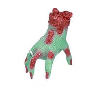 Ghzste Hand Fantôme Effrayant, la Main d'escalade de Peau Zombie avec Un Son Effrayant, Un Accessoire de Décoration d'halloween pour Le Ballon de Costume (Vert)