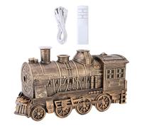 Ghzste Humidificateur de Train à Double Buse, Diffuseur D'aromathérapie Vintage de 300 Ml avec Brume Fraîche, Diffuseur de Vapeur Silencieux pour Chambres à Coucher, Bureau