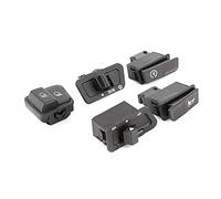 Ghzste Kit de Bouton de Commutation de Moto pour Feux de Croisement et de | Construction en Plastique Durable, Remplacement Direct du Démarrage et du Klaxon, Fonctions de Clignotants, Installation