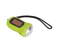 Ghzste Lampe de Poche Solaire à Manivelle, Lampe de Secours LED Solaire Rechargeable pour L'extérieur, Les Bateaux et Les Voitures avec Multifonction