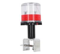 Ghzste Lampe stroboscopique LED à énergie solaire - Balise, lampe d'avertissement réfléchissante robuste avec support en fer, portable ou pour cônes de rue