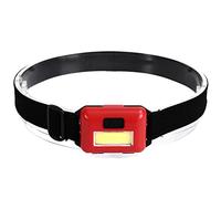 Ghzste Lot de 6 lampes frontales à DEL - Lampes frontales d'extérieur avec bandeau réglable - Lampe torche COB super lumineuse à DEL ultra légère pour coureurs, camping, randonnée, travail (6 pièces