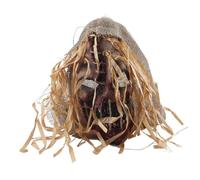 Ghzste Masque d'Halloween, masques d'épouvantail avec poils de paille, couvre-chef d'épouvantail effrayant, costume d'Halloween, accessoires de costume de cosplay (B)