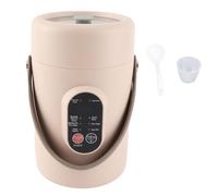 Ghzste Mini Cuisinière électrique, Marmite à Ragoût Portable avec Couvercle, pour Nouilles de Riz, Bouillie, Soupe, thé, Viande, Pâtes, Steak, œufs, Riz Frit, Ramen (Prise UE 220V)