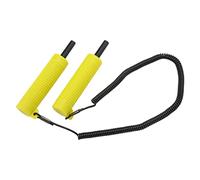 Ghzste Pic à Glace Rétractable Portable, Poignée Filetée Ergonomique, Brise-Glace de Pêche Incisif, PVC de qualité Supérieure, Acier Inoxydable pour Sauvetage en Plein Air, Sports