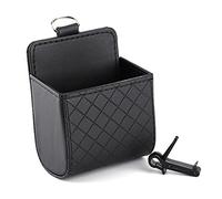 Ghzste Pochette de Support de Téléphone Portable pour Siège de Voiture, Organisateur de Sortie D'aération de Voiture, Sac de Rangement, étui de Téléphone, Support de la Boîte, Poche Noire