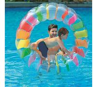 Ghzste Rouleau d'eau gonflable - 100 x 60 cm - En PVC - Pour hamster - Pour le plaisir de l'eau - Multicolore