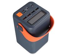 Ghzste Station d'alimentation portable 36 W, charge rapide, capacité 60 000 mAh, générateur solaire d'urgence 5 en 1 avec écran haute luminosité, protection contre les courts-circuits pour une