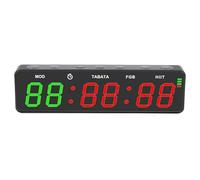 Ghzste Timer Numérique de Fitness, Horloge de Salle de Gym Rechargeable Magnétique pour Boxing de Garage à Domicile, Minuteur D'intervalle D'Entraînement Portable avec Chronomètre pour