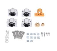 Ghzste Z Kit de Support de Table Coulissante des Axes, Alliage en Aluminium pour Machine à Gravure, écrou T8, Diapositives de 10 Mm de 12 Mm, Configuration Facile, Applications