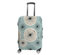 GHZWACKJ Housse de bagage anti-poussière et anti-rayures - Housse de protection élastique pour valise de voyage - Blocs et pissenlits - Lavable - Convient aux bagages de 45,7 à 81,3 cm, Blocs et