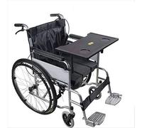 GHzzY Plateau pour Fauteuil Roulant - Bureau Amovible pour Fauteuil Roulant avec Porte-gobelet - Accessoires universels pour Table de Fauteuil Roulant pour Manger, Lire et se Reposer