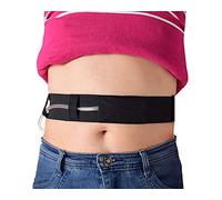 GHzzY Support de Tube G - Support de Ceinture de cathéter de dialyse péritonéale - Ceinture de dialyse Abdominale pour Tube PEG Fixe, Tube G et Tube J,Blanc,S