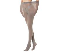 Gi&Gi Collant pour Femme en Taille Plus, Collant 80 deniers opaque avec douce microfibre, gris, XXL-3XL grande taille