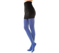 Gi&Gi Collants brillants pour femmes avec fil glitter, 180 deniers, Midnight Sheer, Taille XL, bleu, L/XL