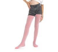Gi&Gi Collants couvrant 70 deniers pour fille caractérisés par une brillante paillettes colorée.N.2205, Rose corail, 12-14 ans