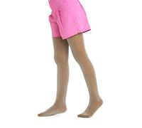 Gi&Gi Collants couvrants 70 deniers pour fille caractérisés par un brillant glitter coloré. N.2205, beige, 4-6 ans