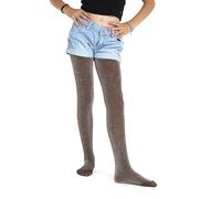 Gi&Gi Collants couvrants 70 deniers pour fille caractérisés par un brillant glitter coloré. N.2205, marron, 2-4 ans