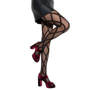 Gi&Gi Collants élégants pour femmes, motif à bandes, 40 deniers extra confort, fabriqués en Italie, n° 1305, Noir , L/XL