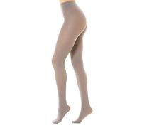 Gi&Gi Collants pour femme 80 den, collants opaque confort total 80 deniers Soft Touch N1293 (FR/ES, Alpha/lettres, L, TG, Taille normale, Taille normale, GRIS)