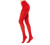 Gi&Gi Collants pour femme 80 den, collants opaque confort total 80 deniers Soft Touch N1293 (FR/ES, Alpha/lettres, L, TG, Taille normale, Taille normale, ROUGE)