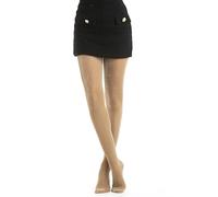 Gi&Gi Collants transparents 40 deniers pour femme avec un effet pailleté particulièrement brillant, nature, S/M